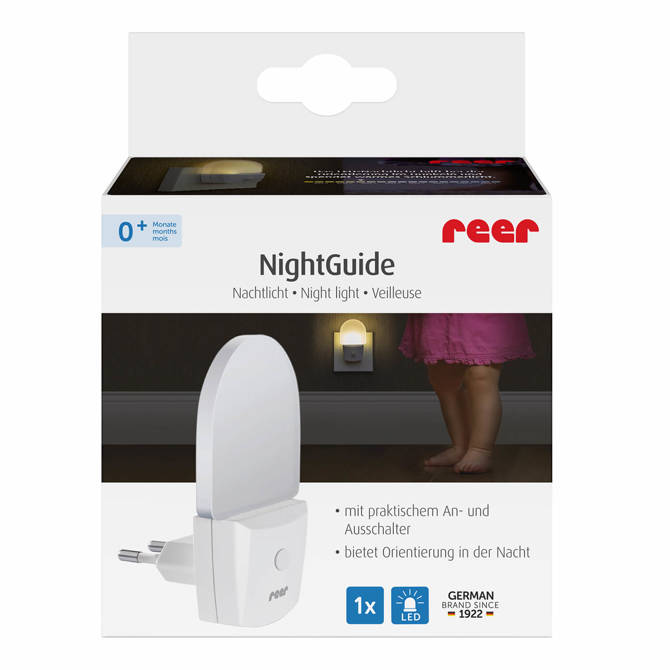 Lampka nocna LED do kontaktu przycisk On/Off  REER